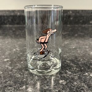 1981 Arby's B.C. Comics Johnny Hart Ice Age Collectors Series Glass 5.25" Thor